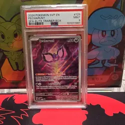 Pokemon Pecharunt 129 Scarlet & Violet Promo Holo PSA 9 English Card 2024 - Image 1