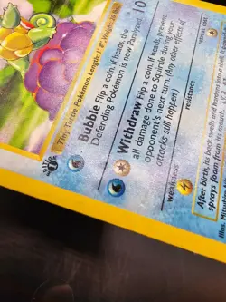 PL - Squirtle - 63/102 - 1st Edition Shadowless Base Set - Pokemon Card - Image 2