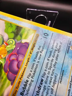PL - Squirtle - 63/102 - 1st Edition Shadowless Base Set - Pokemon Card - Image 3