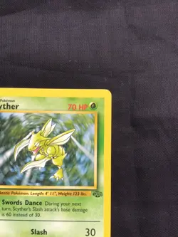 Pokemon Cards: 1st Edition Jungle Rare: Scyther 26/64 - Image 3