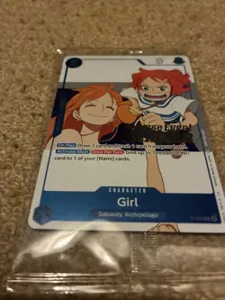 Op14 Pre Release Event Winner Girl P-096 One Piece Tcg English Sealed Card Game - Image 1