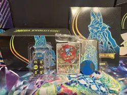 Mega Evolutions (Lucario) ETB Box With Accessories, Sealed Promo Card, NO PACKS - Image 1