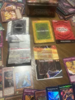 HUGE YU-GI-OH 1st Edition card lot 500+ cards, Rule book, Graveyard + More - Image 2