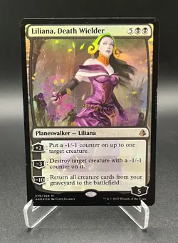 Liliana, Death Wielder 275/269 AKH Amonkhet Foil Mythic MTG - MP - Image 1