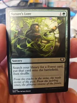 MTG - Edge of Eternities - Nature's Lore - NM - NF - Image 1