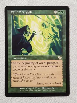 NM Epic Struggle Judgment Mtg Magic the Gathering - Image 1