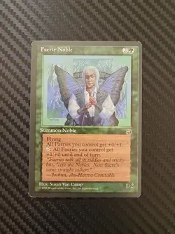 Faerie Noble - Homelands - MTG Magic - Rare - Green Creature - Image 1