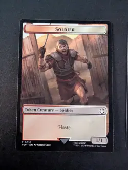 SOLDIER 10 // FOOD 12 MTG Dual-Sided Fallout Tokens - Image 1