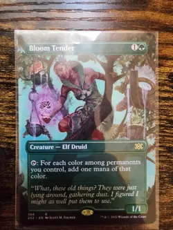 Bloom tender - Extended borderless - English - MTG Double Master 2022 - NM-LP - Image 1