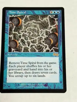 Magic MTG Urza's Saga Single Time Spiral NEAR MINT NM - Image 1