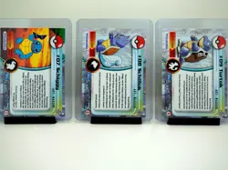 Pokemon Topps Karten #07 Shiggy #08 Shillok #09 Turtok Holo 1999 - Image 2