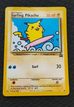 Surfing Pikachu - Pokemon TCG Black Star Promo 28 MP/HP - Image 1