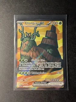 Chongjian Ex 232/193 Full Art Pokemon Karte Deutsch Entwicklungen in Paldea - Image 1