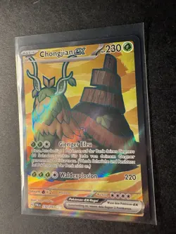 Chongjian Ex 232/193 Full Art Pokemon Karte Deutsch Entwicklungen in Paldea - Image 2