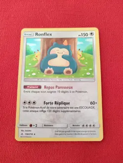 RONFLEX 158/214 PV150 HOLO SL10 ALLIANCE INFAILLIBLE CARTE POKEMON FR RARE TBE - Image 1