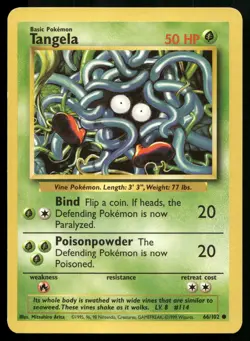 TANGELA 66/102 COMMON BASE SET POKEMON - Image 1