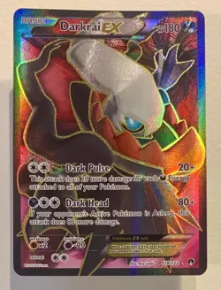 Pokemon Darkrai EX 118/122 Ultra Rare Full Art Eng - Image 1