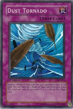 Yu-Gi-Oh! Dust Tornado PSV-011 1st Edition Super Rare Original Vintage - Image 1