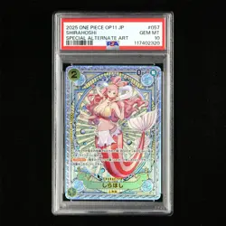 PSA 10 GEM MT 2025 One Piece JPN Shirahoshi EB01-057 SR - Image 2