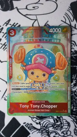 One Piece TCG- Tony Tony Chopper EB01-006 Alt Art Memorial Collection - Image 1