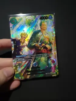 One Piece TCG NM OP14 Roronoa Zoro SP PRB02-006 - Image 1