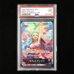 PSA 9 MINT 2023 One Piece JPN Nefeltari Vivi OP04-001 L - Image 1