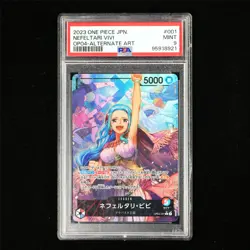 PSA 9 MINT 2023 One Piece JPN Nefeltari Vivi OP04-001 L - Image 2