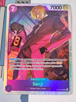 One Piece - Sanji SR FOIL - OP09 Emperors of the New World - Image 1