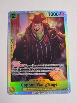 Capone Gang Bege SR FOIL - Legacy of the Master OP12 One Piece - Image 1