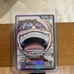 One Piece TCG Monkey D Luffy OP09-061 Alt Art Leader Parallel English NM - Image 1