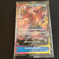 One Piece Monkey.D.Luffy 2nd Anniversary P-043 Sealed Promo Pack - Image 1