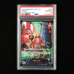 PSA 10 GEM MT 2024 One Piece JPN Usopp ALTERNATE ART OP10-042 L - Image 1