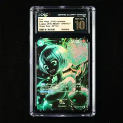 CGC 10 PRISTINE 2025 One Piece JPN Lim OP09-037 SR - Image 1