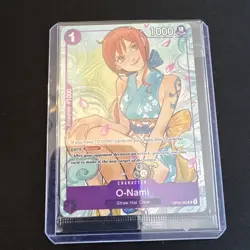 O-Nami OP05-062 SR Full Art Promo One Piece Illustration Box Vol. 1 Sealed NM - Image 1