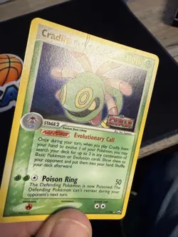 Cradily 7/108 Reverse Holo EX Power Keepers Pokemon Card Stamped - Image 2