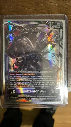 Digimon Card Game Beelzemon ACE EX10-074 Secret Rare Sinister Order NM - Image 1