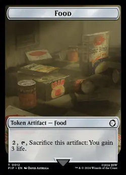 Food // Robot Double-Sided Token - MTG Cards Shop - Image 1