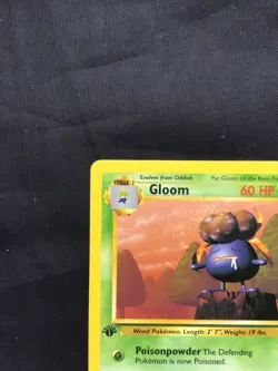 Pokemon Cards: Jungle 1st Edition Uncommon: Gloom 37/64 - Image 2