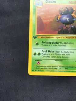 Pokemon Cards: Jungle 1st Edition Uncommon: Gloom 37/64 - Image 5