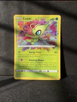 Pokemon Celebi Holo Card 2020 Vivid Voltage Rare 009/185 - Image 1