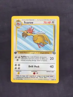 Pokemon Cards: Jungle 1st Edition Uncommon: Fearow 36/64 - Image 1