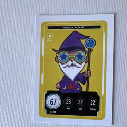 VeeFriends zeroCool Willful Wizard Core Card 2022 Collectible Trading Card Game - Image 3