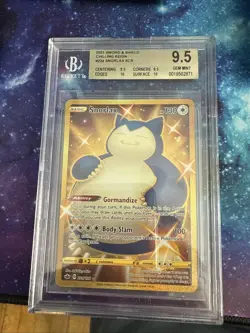 Pokemon TCG Chilling Reign Snorlax Gold Secret Rare Card 224/198 Mint Condition - Image 1