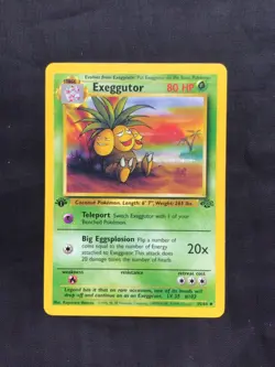 Pokemon Cards: Jungle 1st Edition Uncommon: Exeggutor 35/64 - Image 1