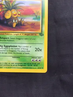 Pokemon Cards: Jungle 1st Edition Uncommon: Exeggutor 35/64 - Image 4