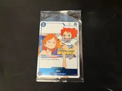 One Piece TCG OP14 / EB04 Pre-Release Winner Card - Girl P-096 - English - Image 1