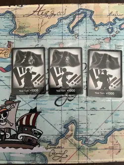 One Piece Special DON!! 8 Card Promo Set Vol. 1, 2, 3 Luffy, Ace, Sabo Sealed - Image 1