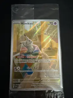 #5 Mimikyu 075 Pokemon Center Black Star Promo SEALED Stamped Pokemon Card TCG - Image 1