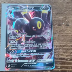 Pokemon TCG Umbreon GX 80/149 SM Base Set Holo Ultra Rare Single Card - Image 1