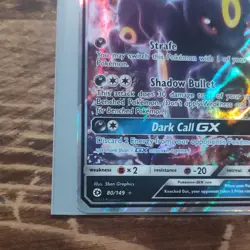 Pokemon TCG Umbreon GX 80/149 SM Base Set Holo Ultra Rare Single Card - Image 5